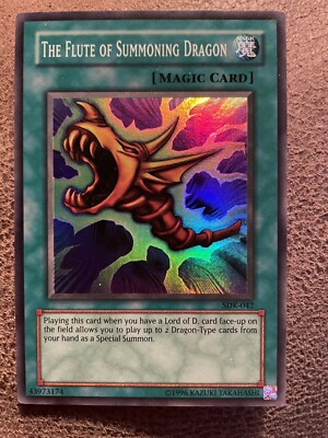 THE FLUTE SUMMONING DRAGON Yu-Gi-Oh! UNLIMITED EDITION SDK-042 Holo | eBay