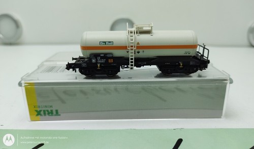 Trix N DC 15414-04 Kesselwagen 4-Achser 4a.On Rail OVP DB | Zustand: Gebraucht
