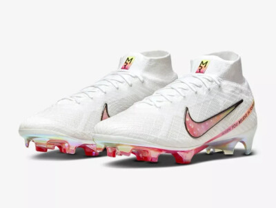 Nike Zoom Superfly 9 Elite MR FG White Football Soccer Boots Mens Size US10 New 