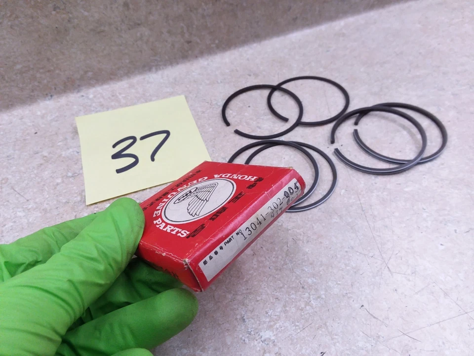 Honda CA175 CL175 K3 Oversize Piston Ring Set +0.75mm 1969-1970 NOS #37 ANX-B241 - Изображение 3 из 3