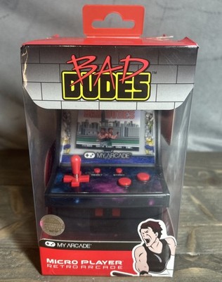 My Arcade Bad Dudes Micro Player 6.75 Inch Mini Retro Arcade Machine Video Game