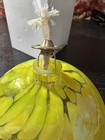 Blown Glass Art Studio 5” Oil Lamp Made In Poland Fun  Swirled Bright Colors — photo 5