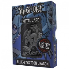 Yu-Gi-Oh! Blue-Eyes Toon Drache - Metallkarte