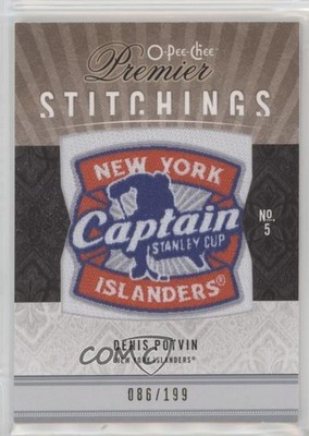 2009-10 O-Pee-Chee Premier Stitchings 86/199 Denis Potvin #PS-PV HOF 2d8