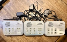 Tekey Box 10-Channel Long Range FM Wireless Intercom System 3 Units Working