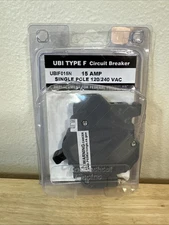 Connecticut Electric 15AMP UBIF-015N Thin 1-Pole Federal Pacific Stab New Sealed