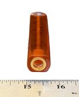 New Vintage Baltic Amber Cigarette Holder with Gold Plated Rim 4" long — photo 1