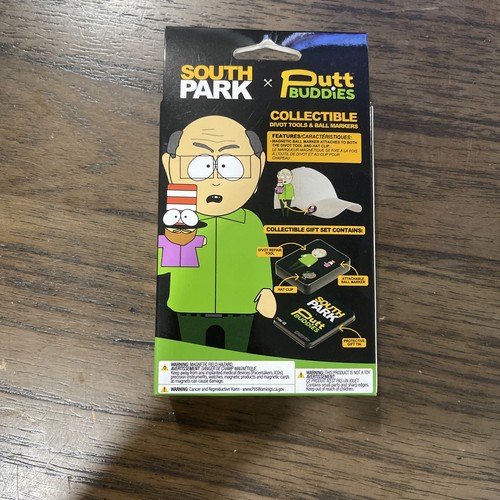 SOUTH PARK PUTT BUDDIES MR. GARRISON AND MR. HAT GOLF BALL MARKERS - NIB - Picture 2 of 2