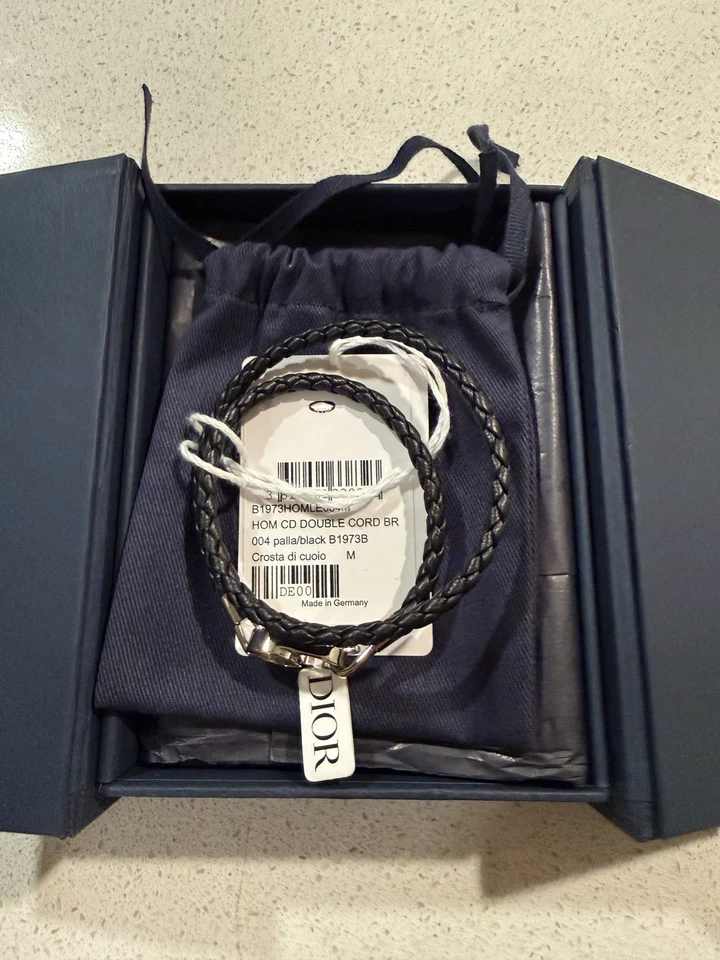 Pulsera de cuero trenzado Dior Foto 4 de 4