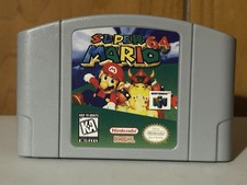 Nintendo N64 Game Super Mario 64 Videogame Cartridge Console Card