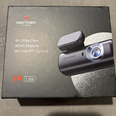 Redtiger F9 Lite 4K Front Dash Cam Recording, WiFi &GPS, New Open Box