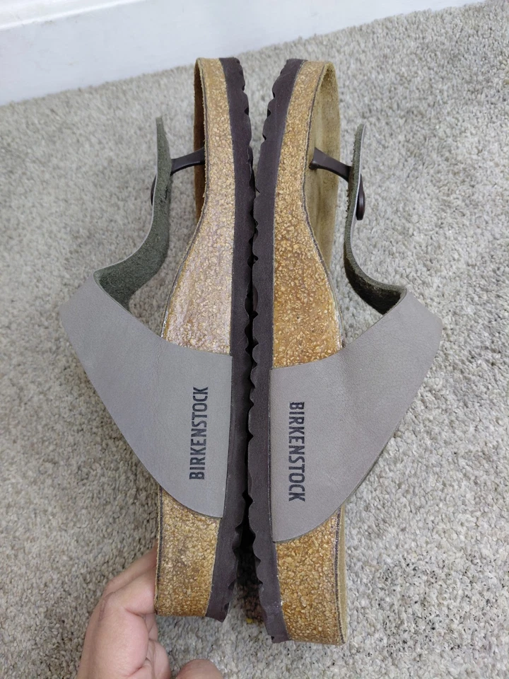 Birkenstock Gizeh BS Sandalia Piedra Mujer Talla 41/10 EE. UU. Calce Regular Foto 4 de 4