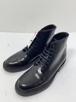SAINT LAURENT/Patent Leather/Lace-Up Boots/Size 37/Black | eBay display picture 1