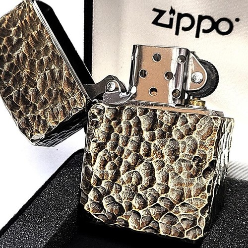 ZIPPO Metal Jacket Hammer Tone Cool Lighter Heavy Textured - Bild 4 von 8