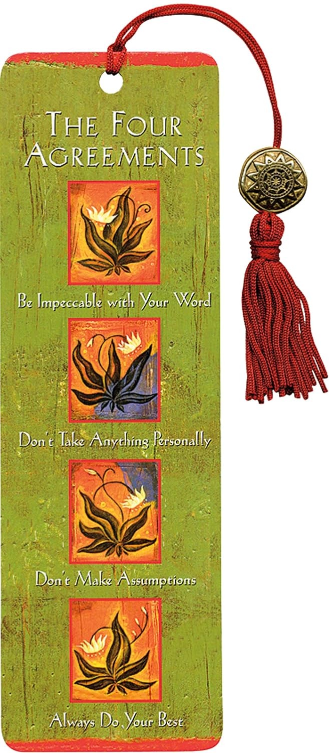 The Four Agreements Beaded Bookmark - Image 2