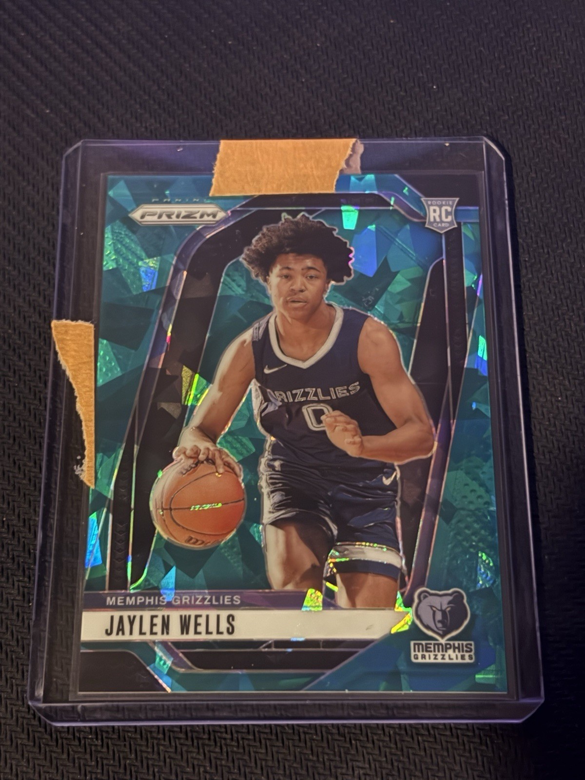 2024-25 Panini Prizm - Jaylen Wells #239 Teal Ice Prizm /225 (RC)