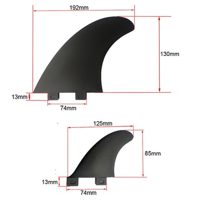 Surfbrettflossen Glasfaserkern Hochleistung Surfbrett Abs Für FSC1 Für FSC2