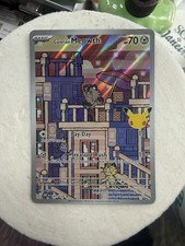 Pokemon Galarian Meowth 141/128 Argento Tempesta Segreta Raro Holo