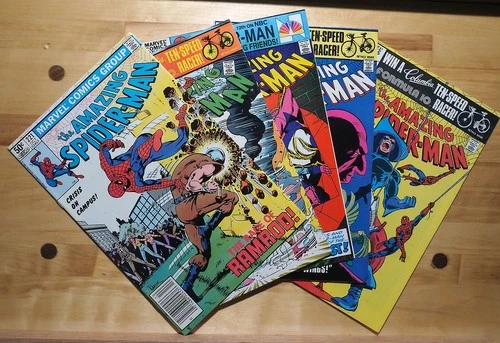 5 Amazing Spider-Man Comics #221-#225 (1980): VF