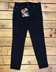 IMAN Global Chic Slip into Slim Denim Pants Women’s Size 10 Short - Jet Black — photo 1