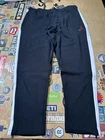 Polo Big & Tall Sweatpants Knit Zipper Pockets MSRP $148 Size 4XB BLACK WHITE