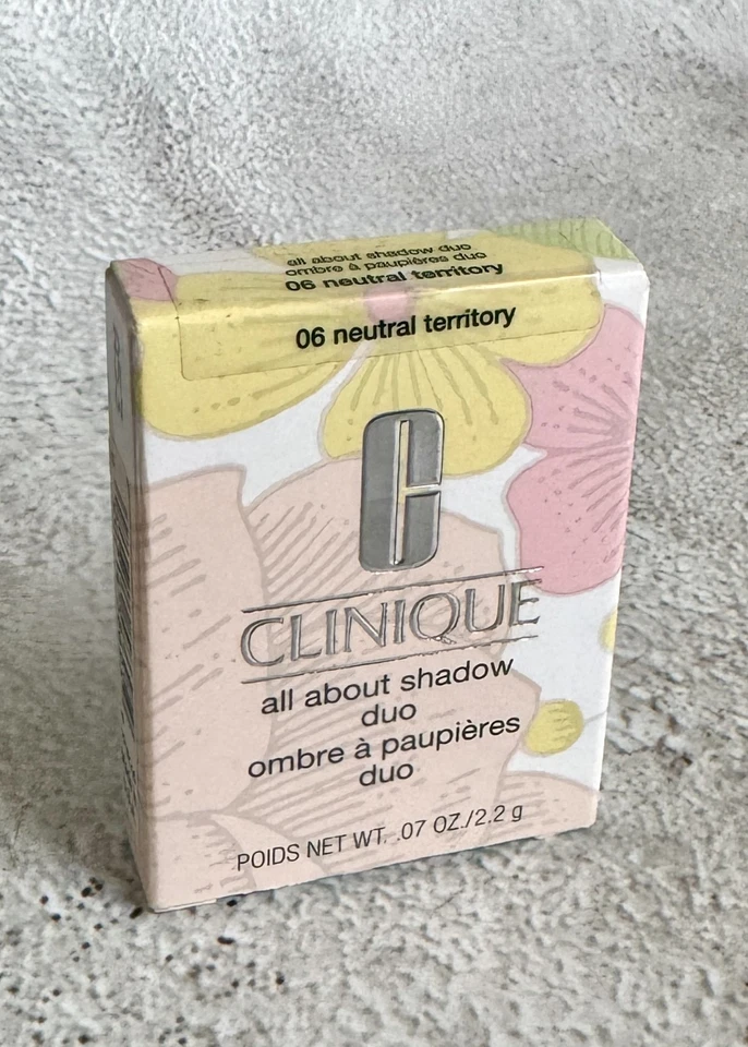 Clinique All About Shadow Duo 06 Neutral Territory Eyeshadow Palette New Boxed - Image 4 of 4