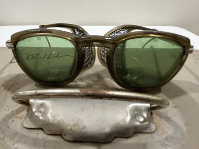 Lunettes De Protection / Lunettes De Soleil Antiques - Steampunk - Vert - Métal