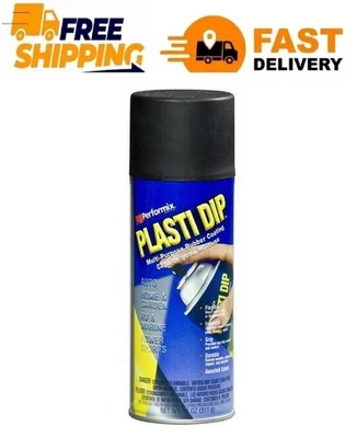 PLASTI DIP INTERNATIONAL Plasti Dip Rubberized Matte Black Spray, 11oz
