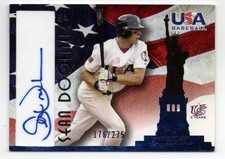 2007 USA Baseball Sean Doolittle Blue Autograph Card #A14 #d /275