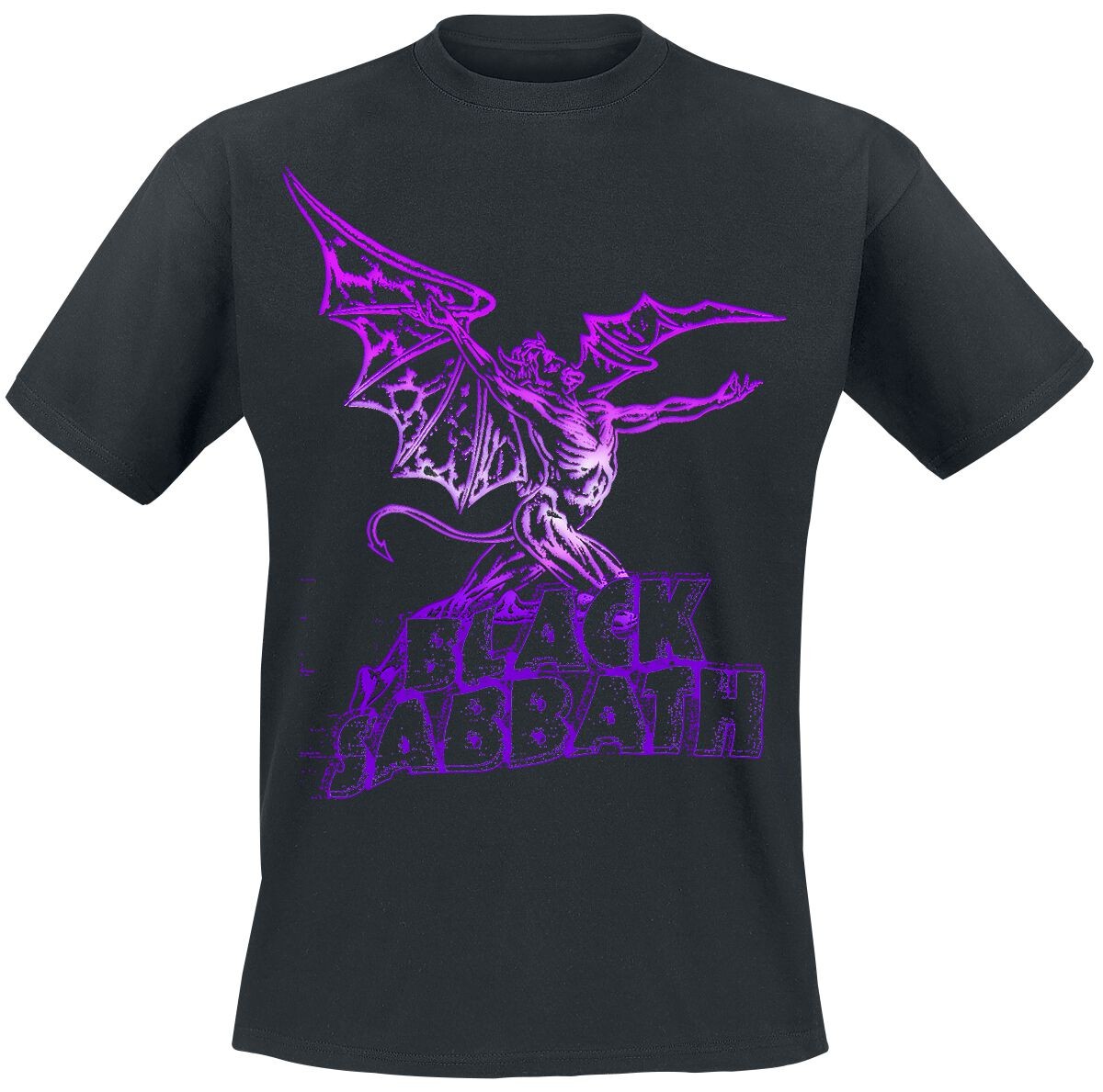 Футболка Black Sabbath Herren Gradiant Demon schwarz Band-Товар, Группы