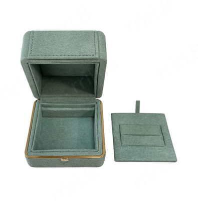 GRAFF Authentic Ring Case Pouch Gift Full Set Jewelry Green Box