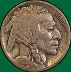 1921 Buffalo Nickel Very Fine VF Coin #36274