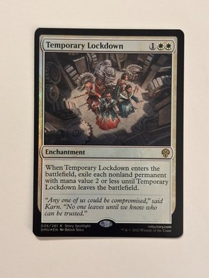 Temporary Lockdown Dominaria United Magic the Gathering MTG Card