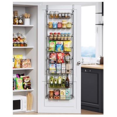 Modern 8-Tier Over Door Storage for Pantry & Kitchen - Durable and Practical