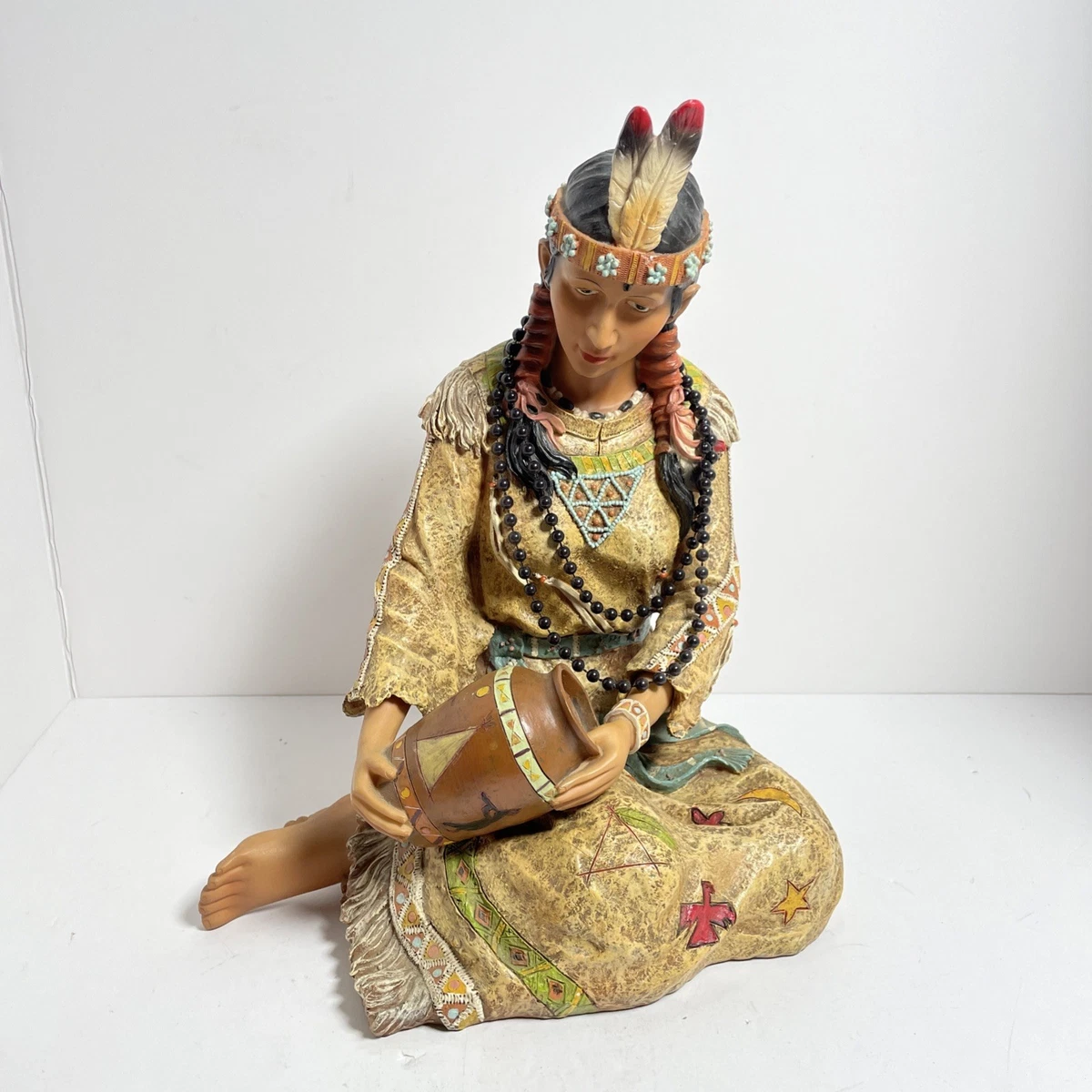 Indian Figures In Collectible Non-Native American Crafts for sale  display picture 1