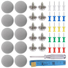 Zocipro Dachhimmel Reparatur Set 65 St&uuml;ck KFZ Nieten und Schraubendreher, 2 cm