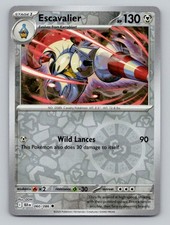 Escavalier 060/086 Uncommon Black Bolt Pokemon Reverse Holo Near Mint