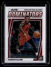 2022-23 Panini Donruss Optic Damian Lillard Elite Dominators #10 Trail Blazers