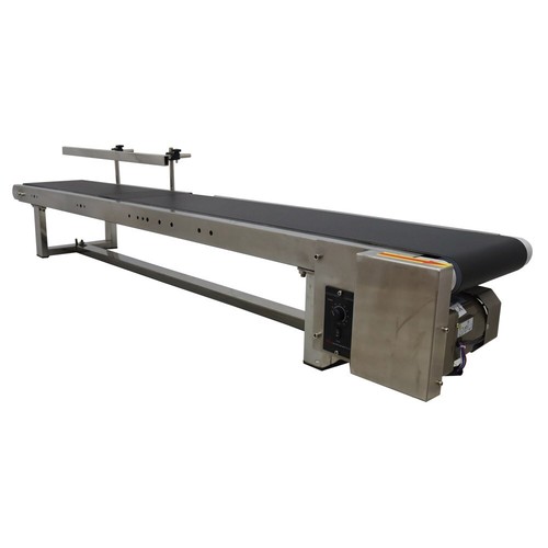 Desktop PVC Belt Conveyor Machine 110V 60W Length 59" Width 7.8" Single Fence - Picture 12 of 20