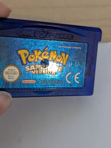 Pokémon Saphir GBA Cart Only PAL Original & Getestet - Neue Batterie installiert Sehr guter Zustand! - Bild 8 von 14