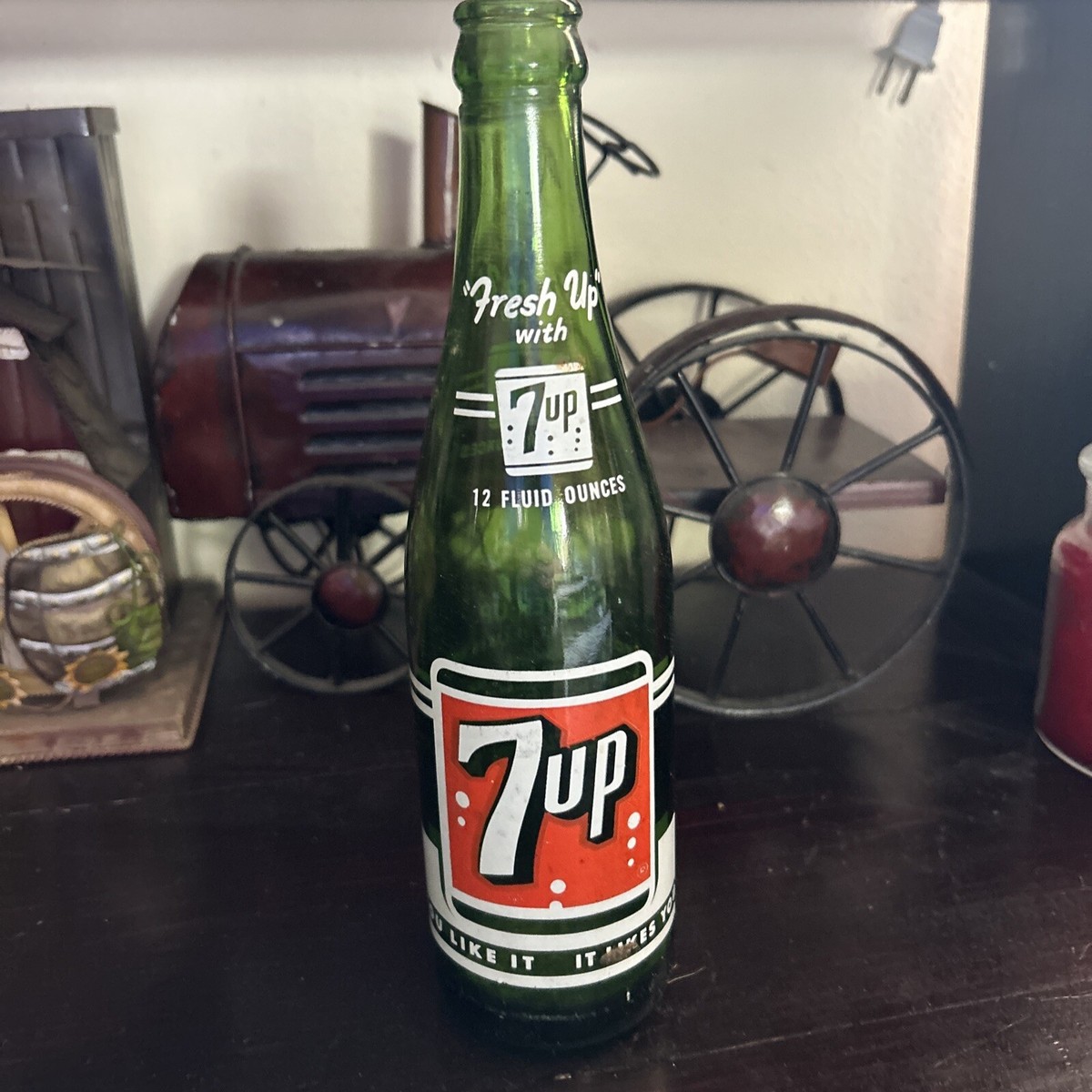 ビンテージ　セブンアップ Vintage 7UP Glass Bottle (6 Available) | eBay