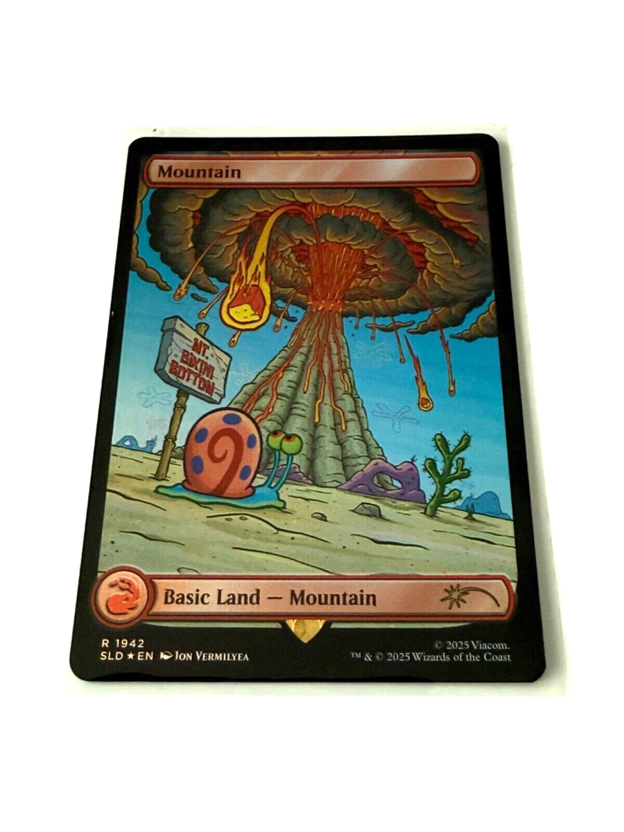Mountain 1942 Foil Secret Lair SpongeBob Lands Under the Sea | eBay