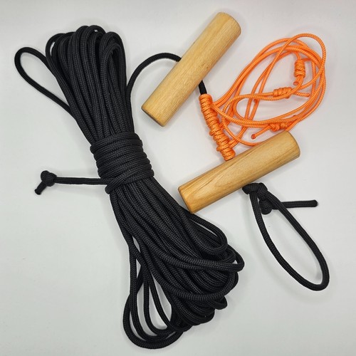 30ft Rapid Deployment Ridge Line, Camping Tarp Suspension Kit Paracord Bushcraft - Picture 3 of 7