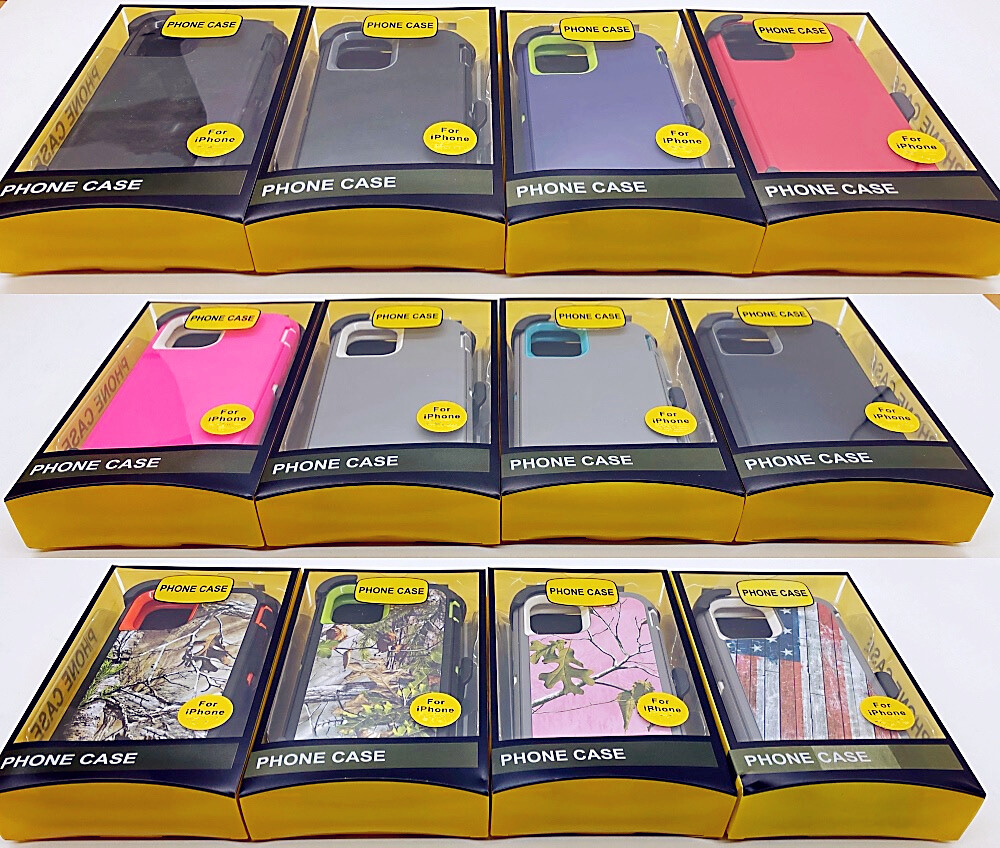 For iphone 11/11 Pro Max Case Cover w/Screen & Belt Clip Holster fits Defender