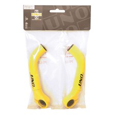 UNO MANUBRIO CORNA APPENDICI PROLUNGHE GIALLE BICI BICICLETTA MTB TRAINING BIKE