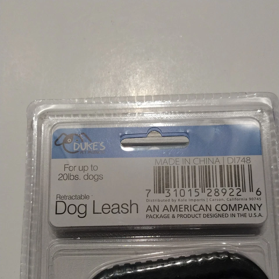  Correa para perro negra retráctil 8,2 pies para perros de hasta 20 libras Foto 4 de 4