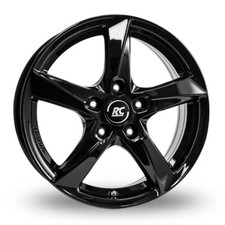 4X Toyota Venza 2007 to 2016 Alloy Wheels - 16" RC Design RC30 Gloss Black