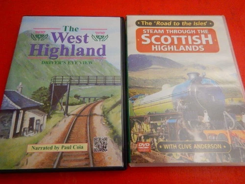 DRIVER'S EYE VIEW: THE WEST HIGHLAND / JACOBITE STEAM. VIDEO 125.  1993-99.DVD
