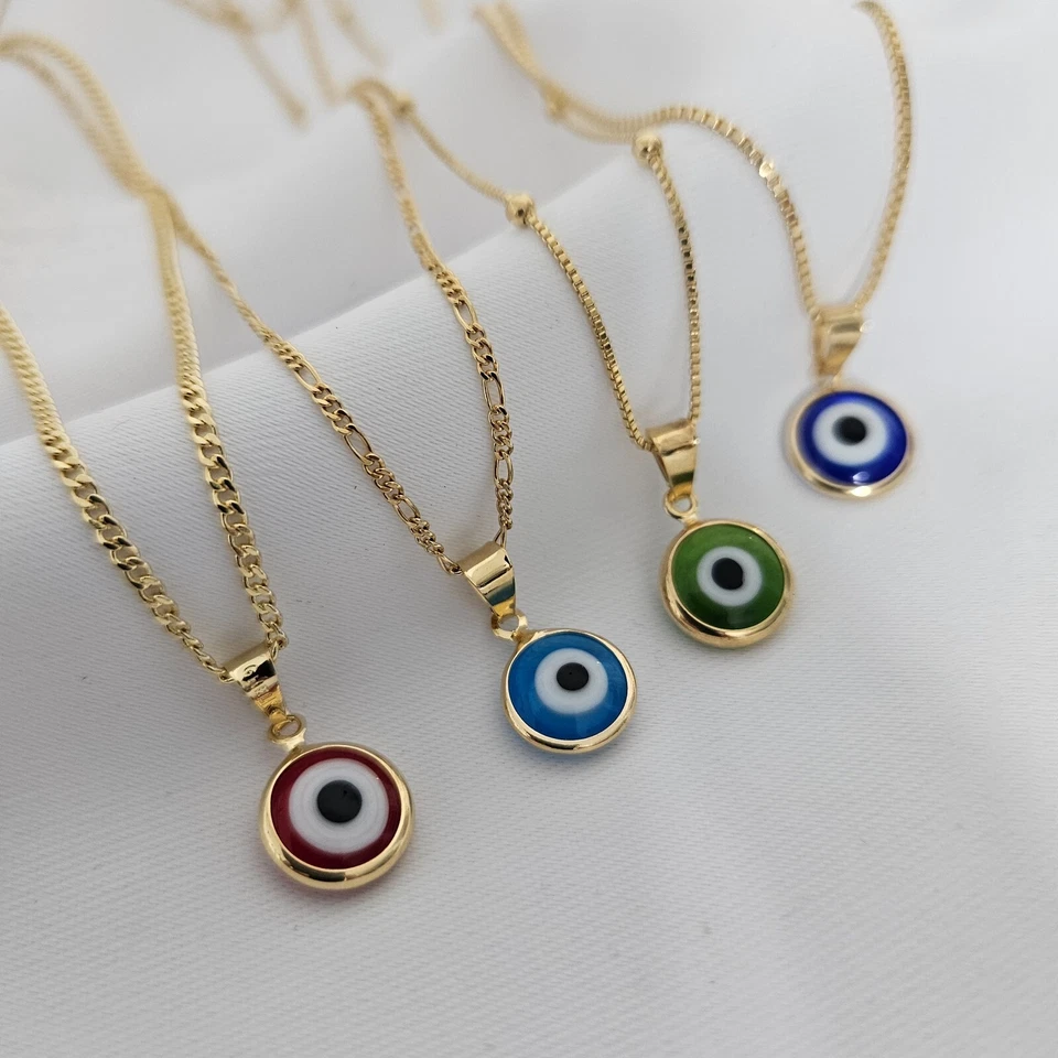 Collar Mal de Ojo, Collar de Protección, Collar de Todos los Días, Gargantilla Mal de Ojo Foto 4 de 4