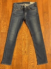 Rag & Bone/Jean Women's Blue Dark Wash Low Capri Jeans Size 26 Made in USA